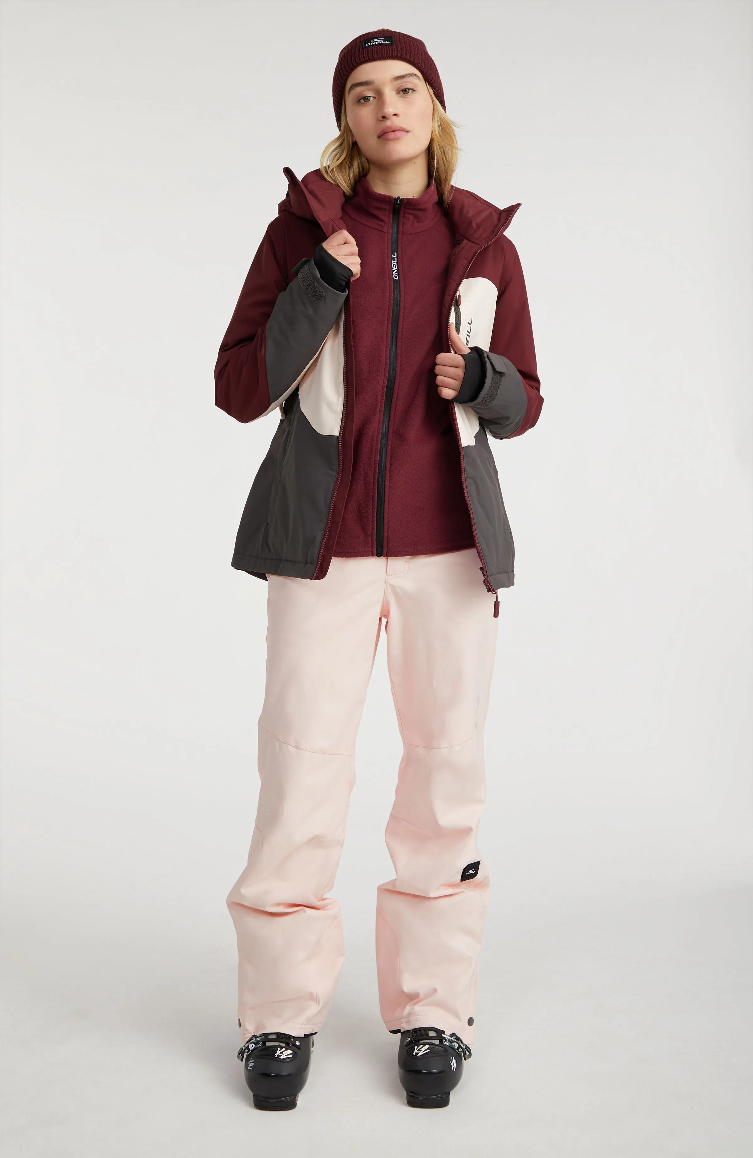 Star Melange Skihose | Peach Whip