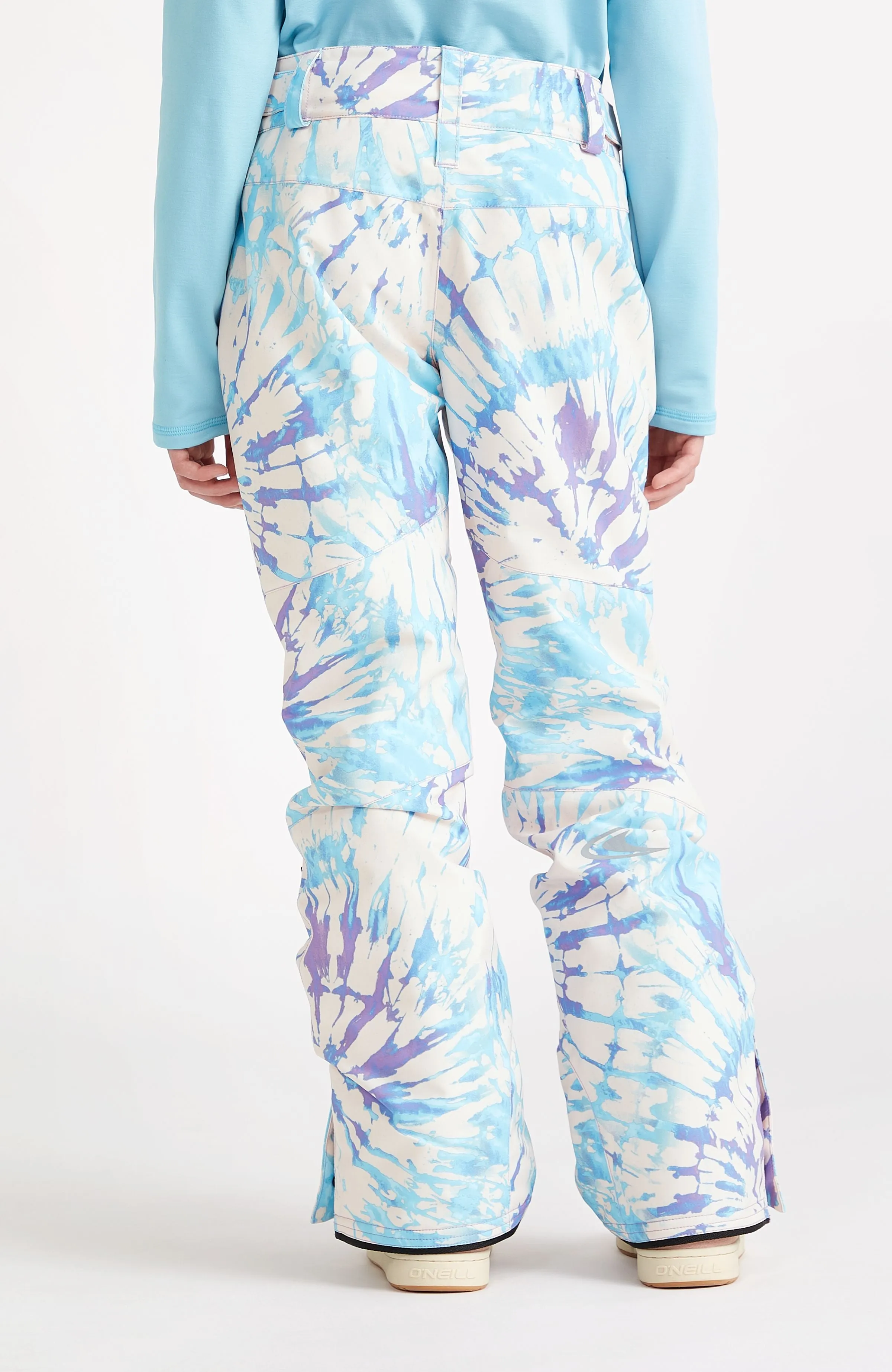 Star Printed Skihose | Pink Tie Dye