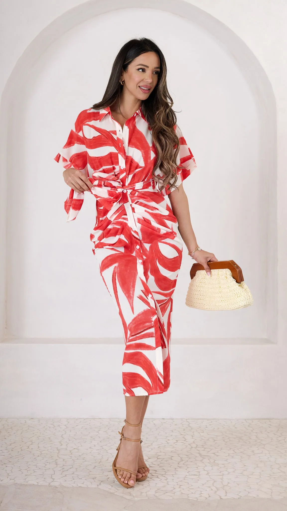 Stelle Midi Dress