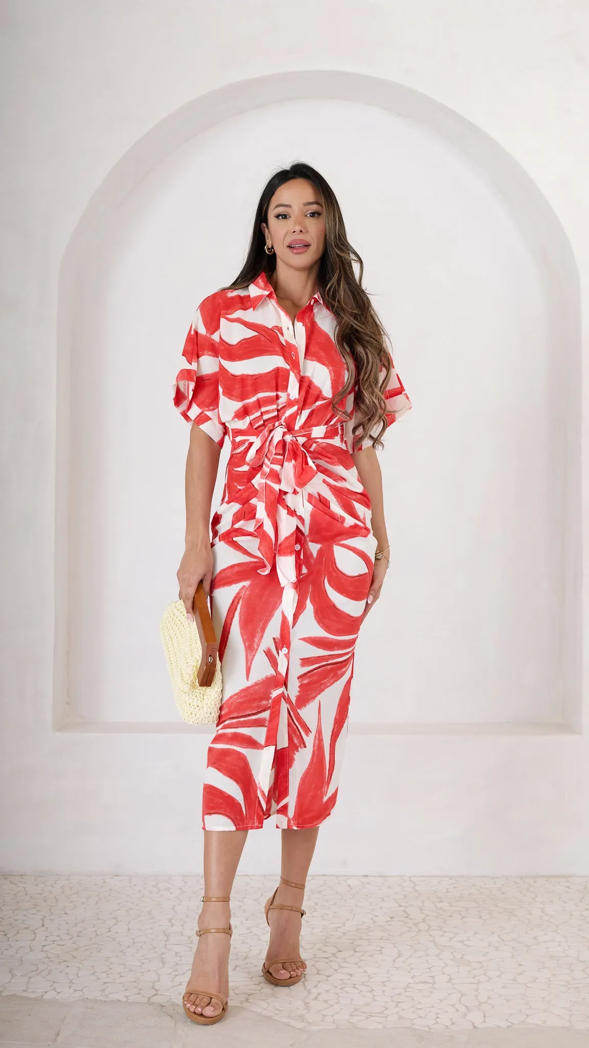 Stelle Midi Dress