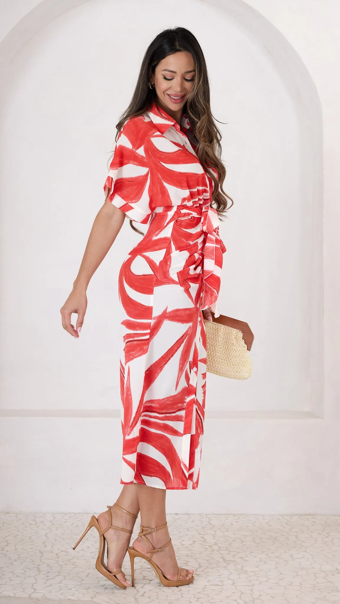 Stelle Midi Dress