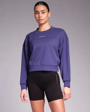 Studio Cropped Sweatshirt Future Dusk