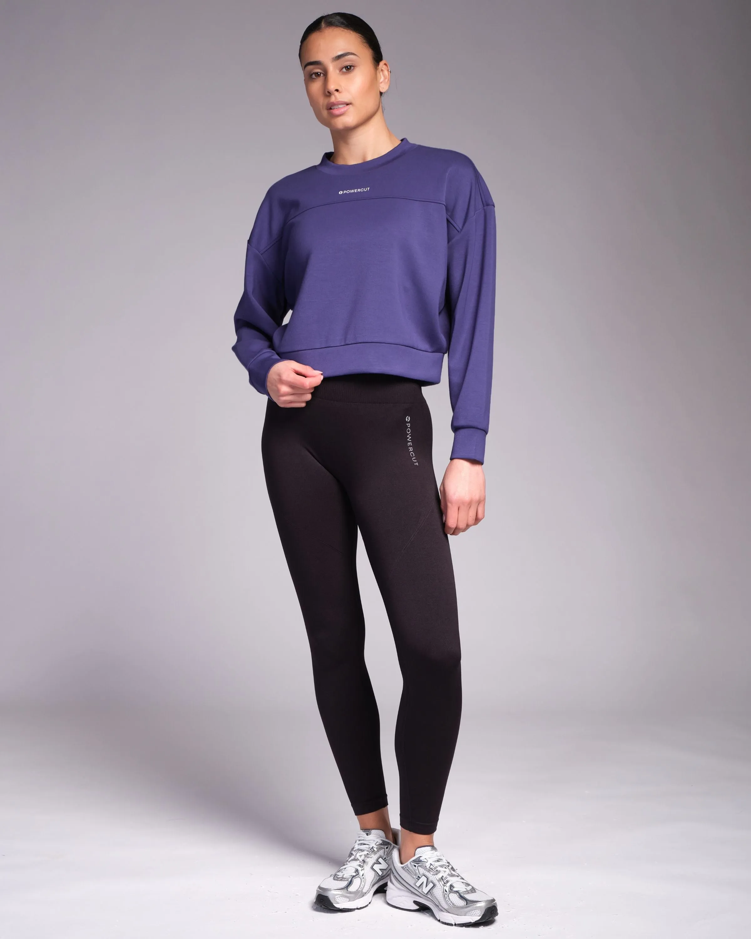 Studio Cropped Sweatshirt Future Dusk