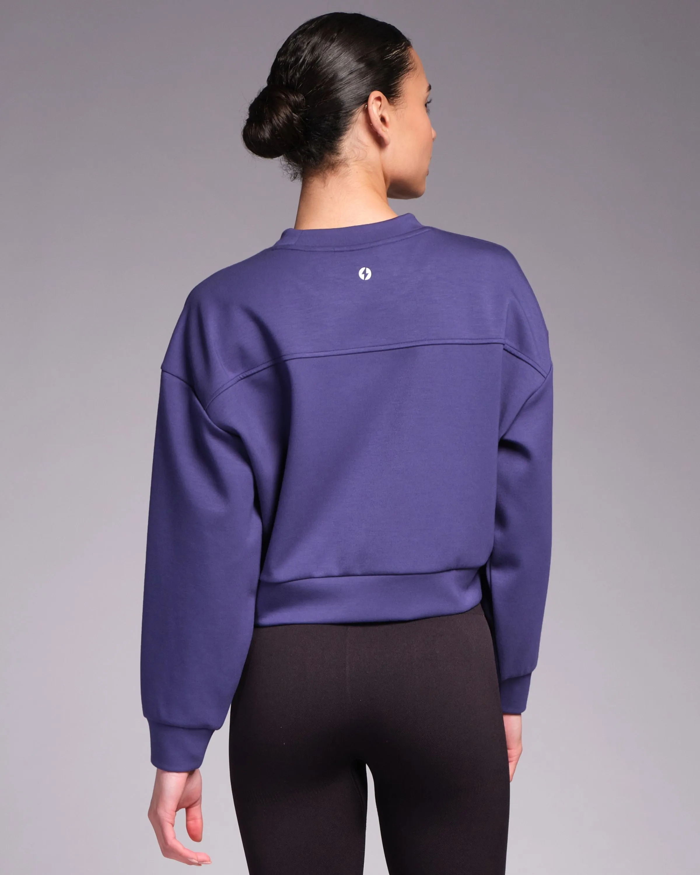 Studio Cropped Sweatshirt Future Dusk