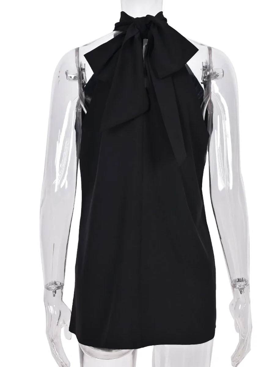 Stunncal Loose Strapless Hanging Neck Sexy Tops