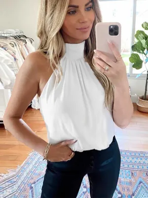 Stunncal Loose Strapless Hanging Neck Sexy Tops