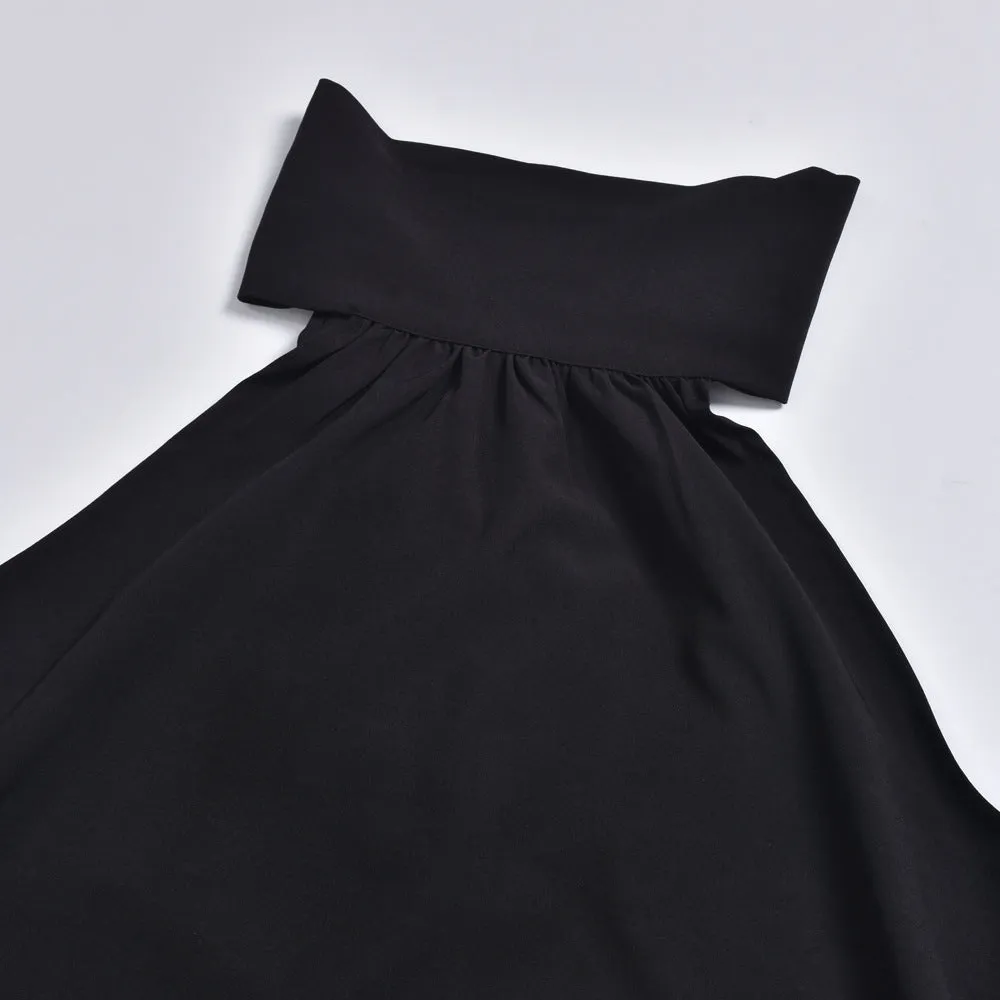 Stunncal Loose Strapless Hanging Neck Sexy Tops