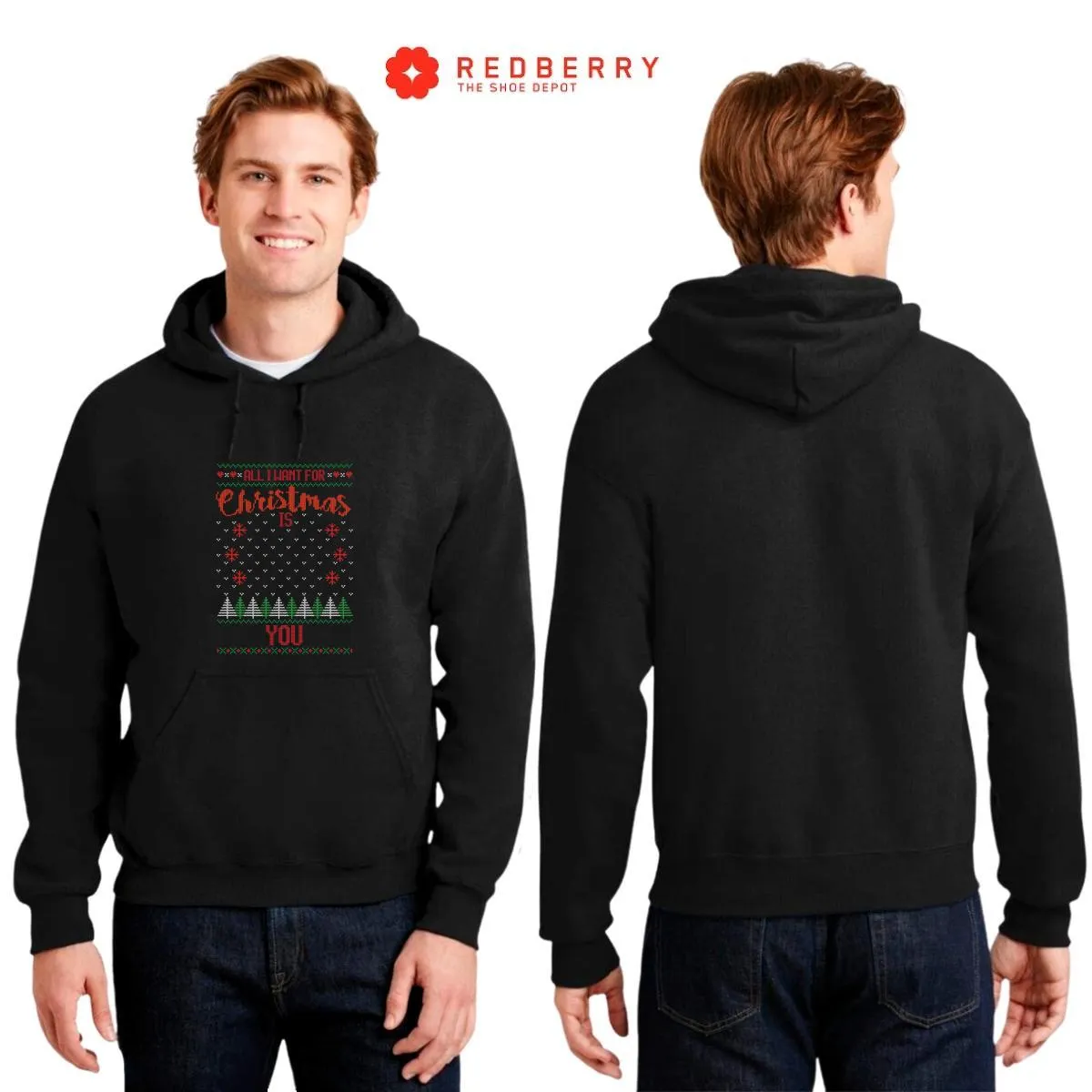 Sudadera Deportiva Hombre Navideña Hoodie 023