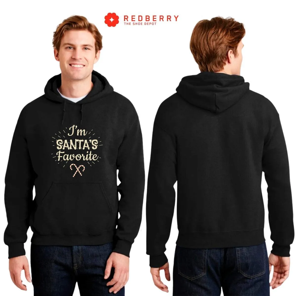 Sudadera Deportiva Hombre Navideña Hoodie 035