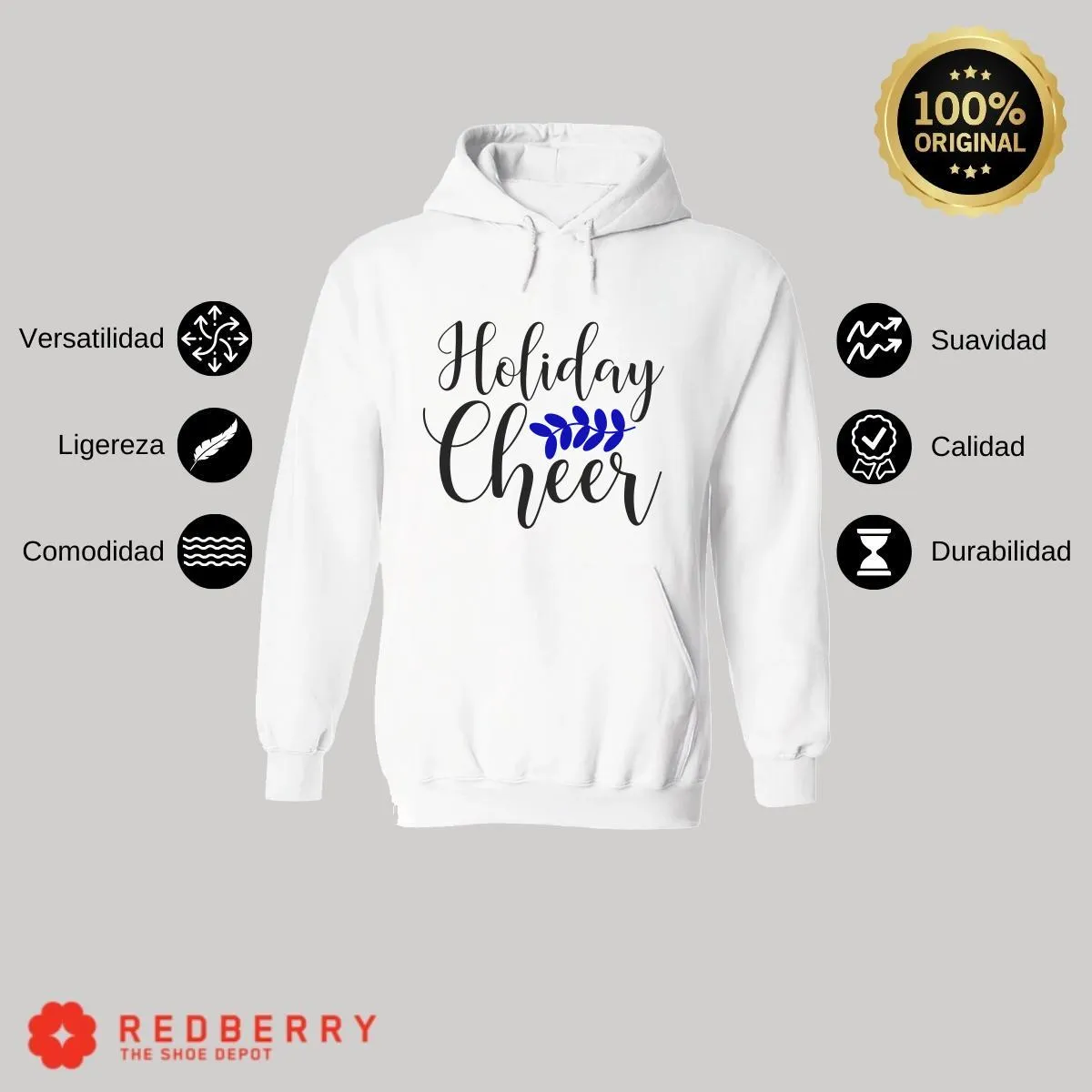 Sudadera Deportiva Hombre Navideña Hoodie 045