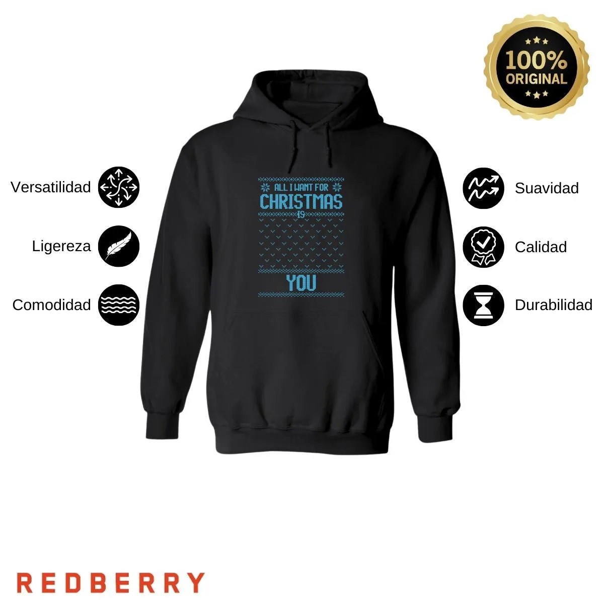 Sudadera Deportiva Mujer Navideña Hoodie 024