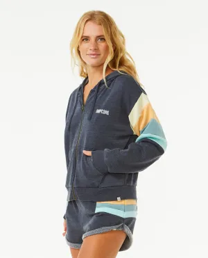 SURF REVIVAL ZIP THRU HOODIE - NAVY