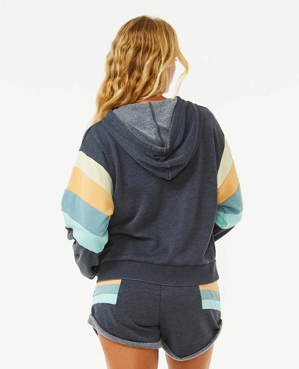SURF REVIVAL ZIP THRU HOODIE - NAVY
