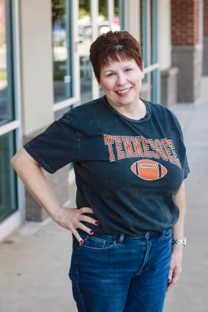Taking On Tennessee Football Graphic Tee in Black