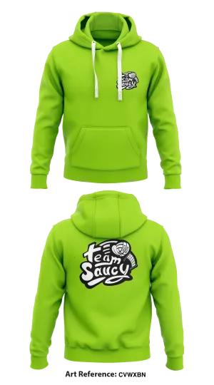 Team Saucy Store 1  Core Men's Hooded Performance Sweatshirt - CvWXBn