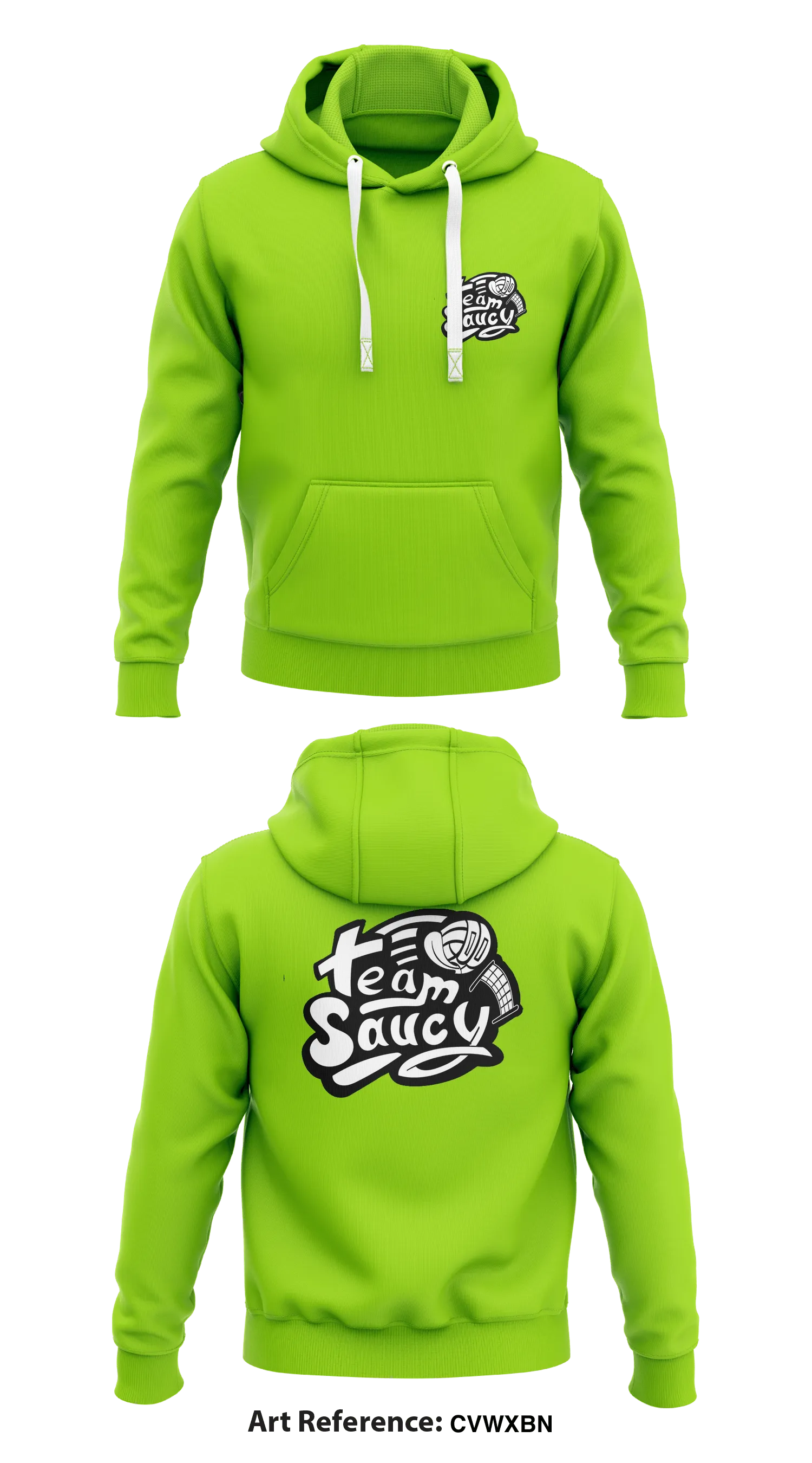 Team Saucy Store 1  Core Men's Hooded Performance Sweatshirt - CvWXBn