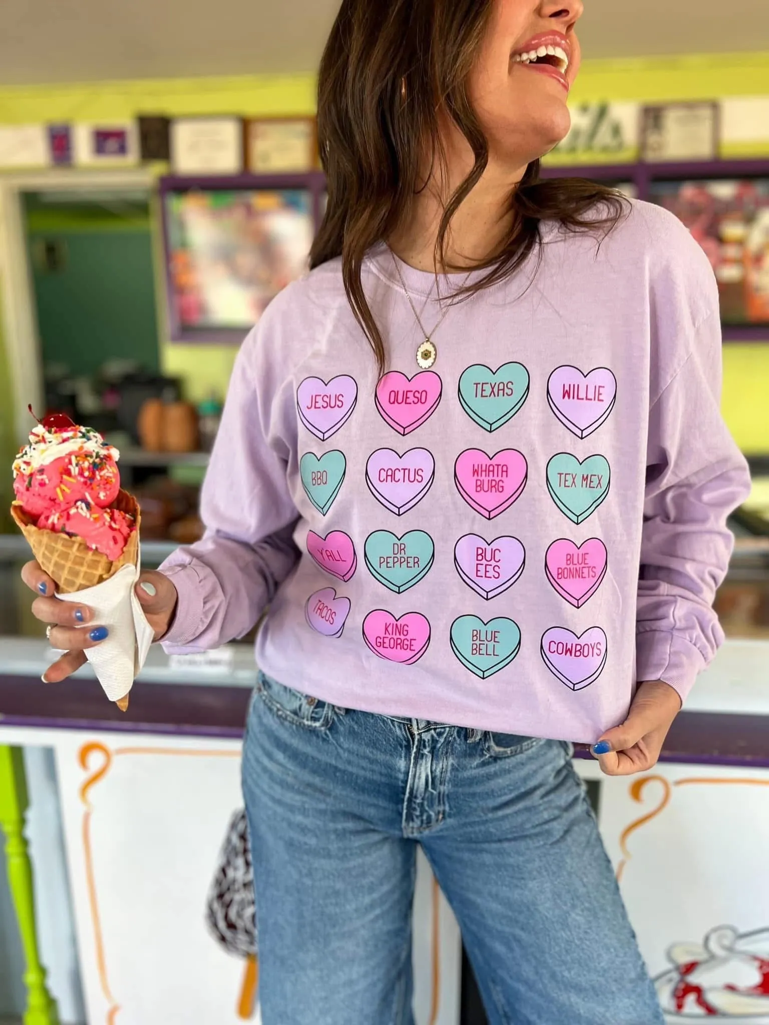 Texas Hearts Longsleeve