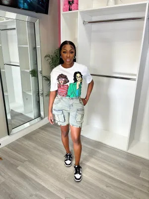 That girl graphic shirt