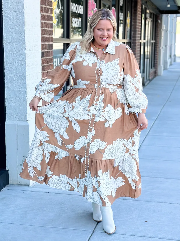 The Allie Dress - Camel