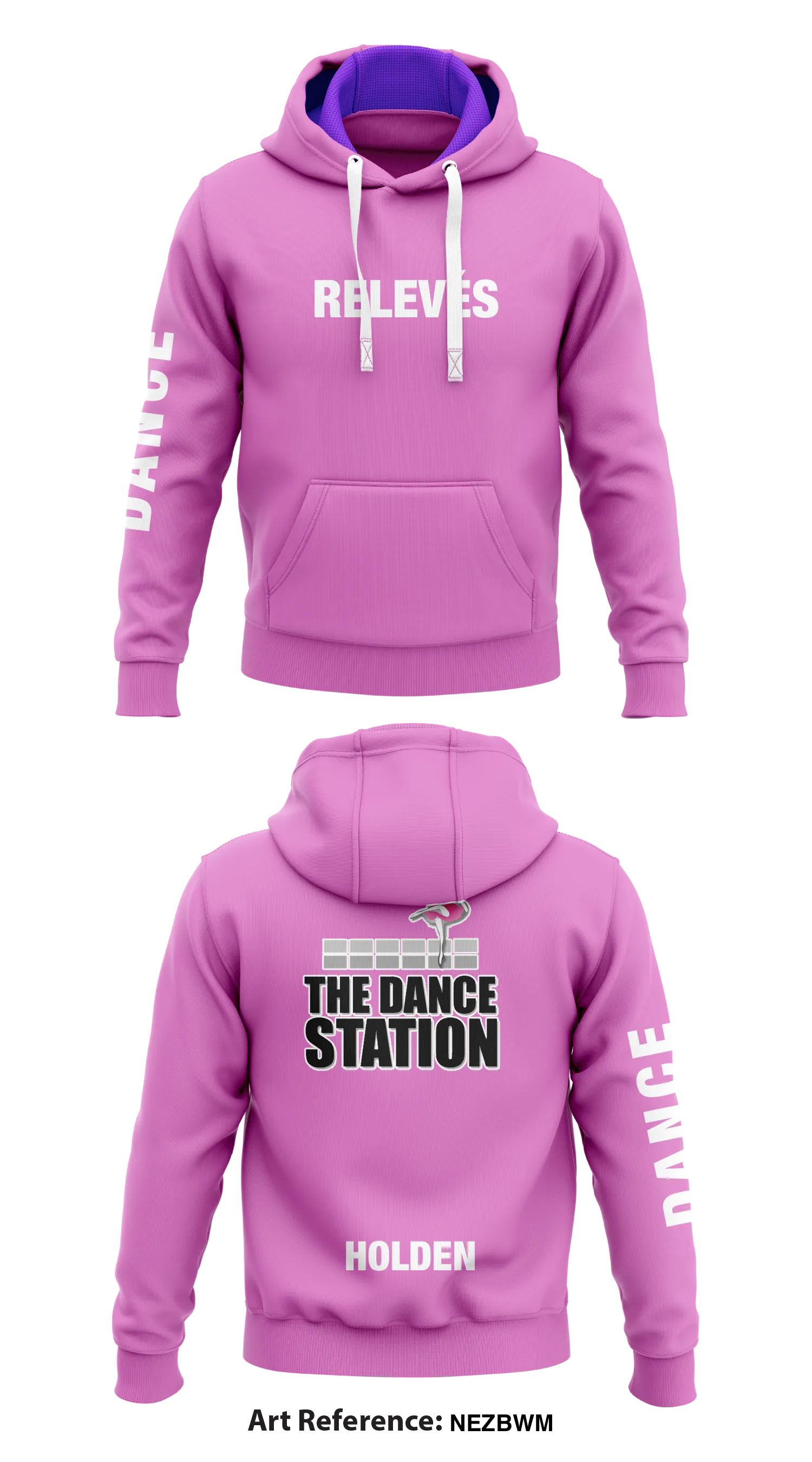The Releves Core Men's Hooded Performance Sweatshirt - neZbwM