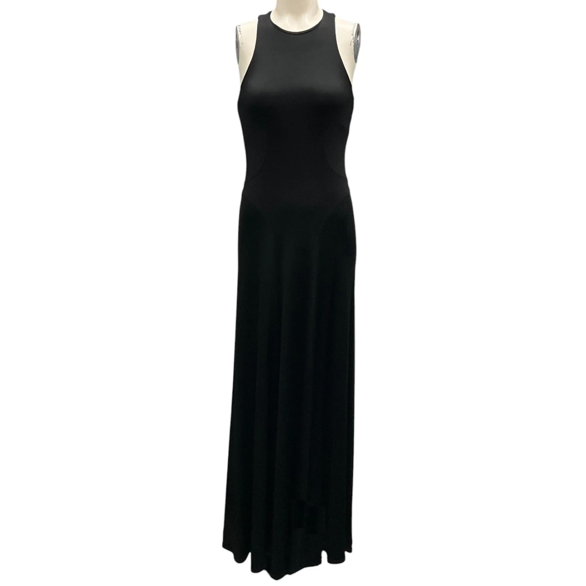 The Row Black Lujian Sleeveless Jersey Maxi Dress