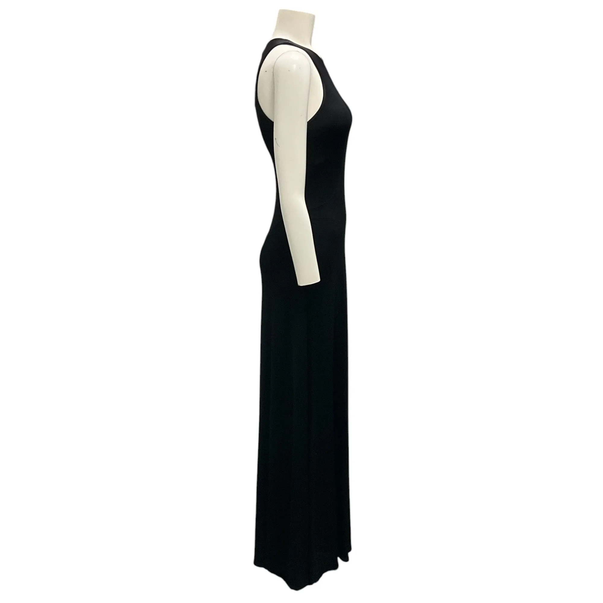The Row Black Lujian Sleeveless Jersey Maxi Dress