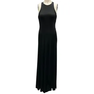 The Row Black Lujian Sleeveless Jersey Maxi Dress