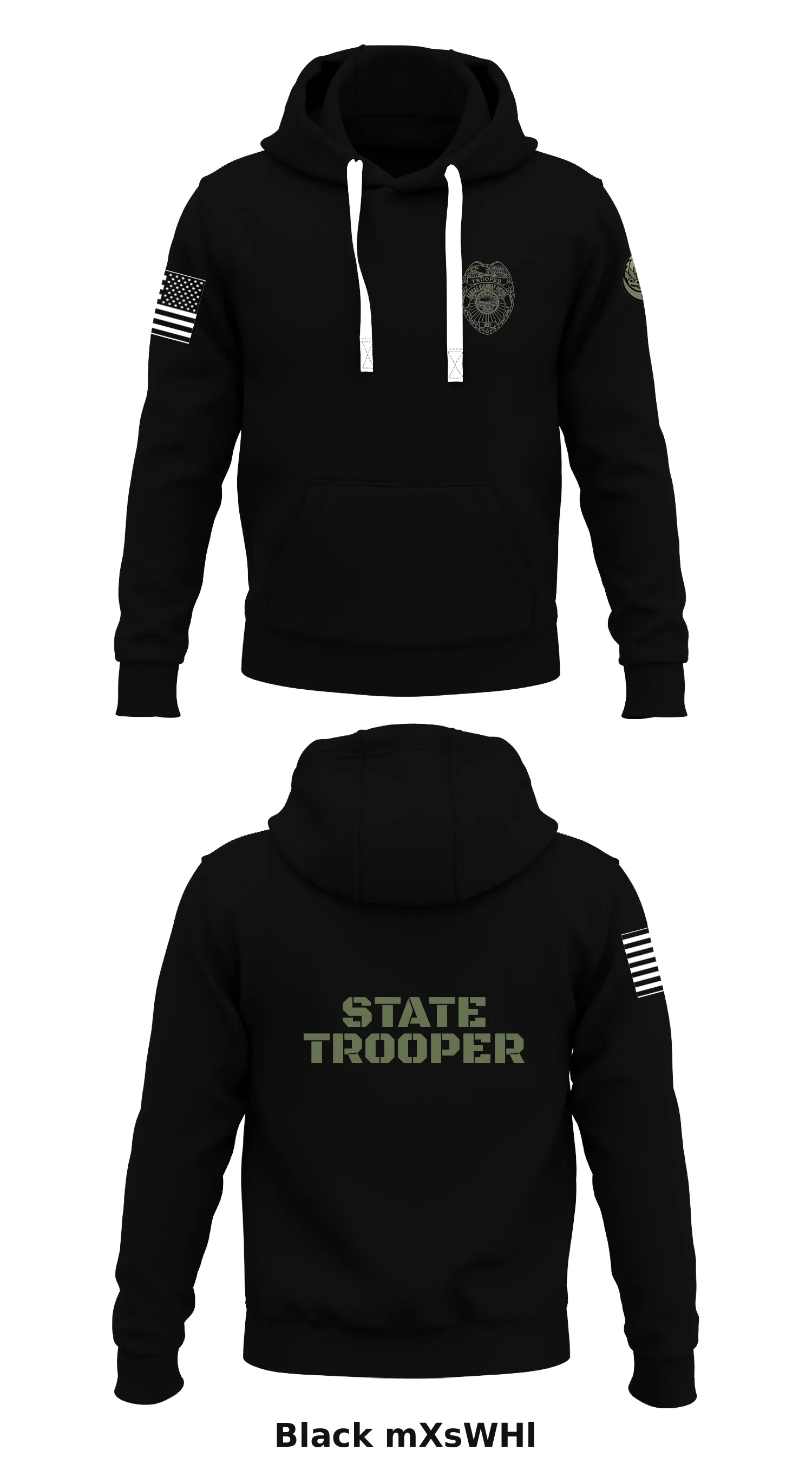 Troop S SRT/HDU/K9 Store 1  Core Men's Hooded Performance Sweatshirt - mXsWHl