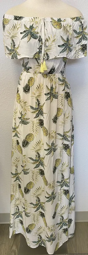 TROPICAL VACATION MAXI DRESS