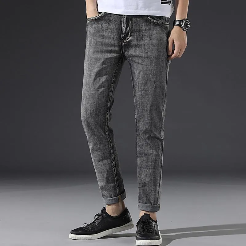 Ultradünne Mikroelastische Herren Jeans