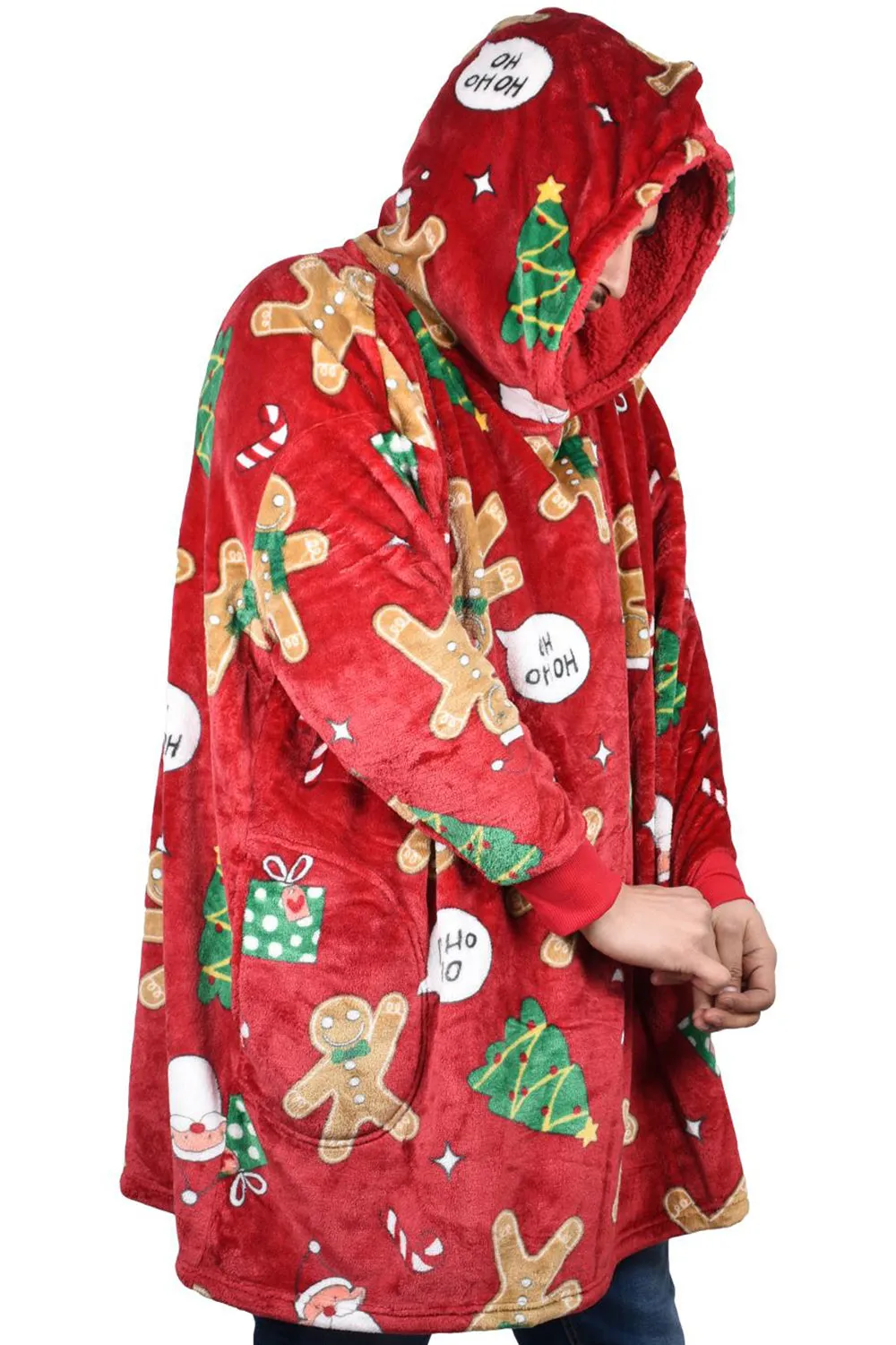 Unisex Christmas Blanket Hoodie