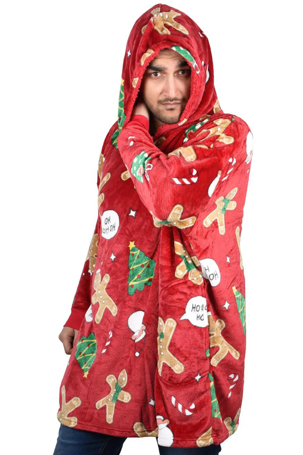 Unisex Christmas Blanket Hoodie