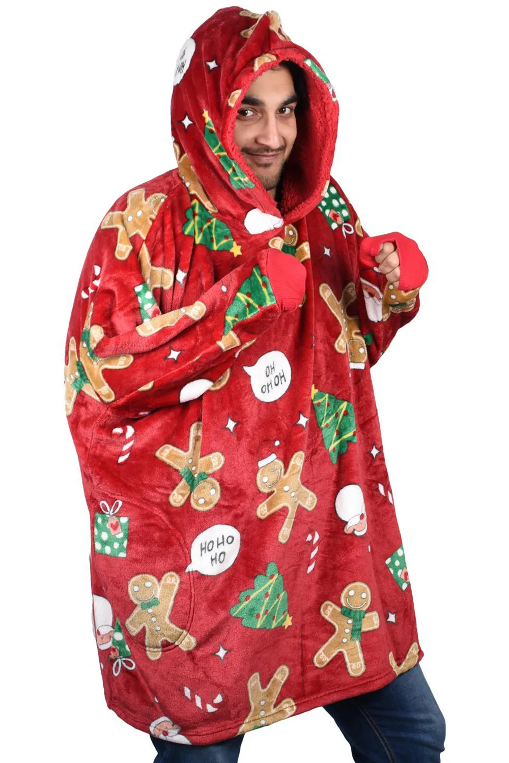 Unisex Christmas Blanket Hoodie