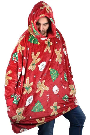 Unisex Christmas Blanket Hoodie