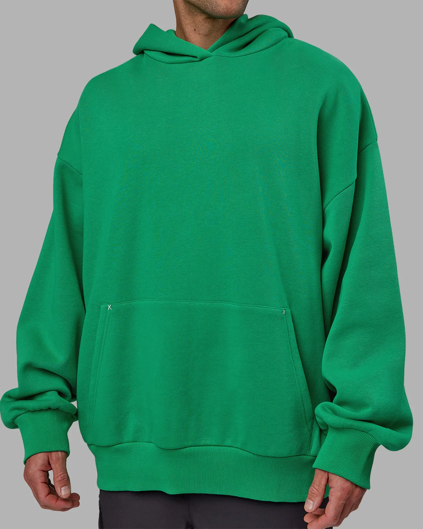 Unisex We Rise Hooide Oversize - Impact Green-White