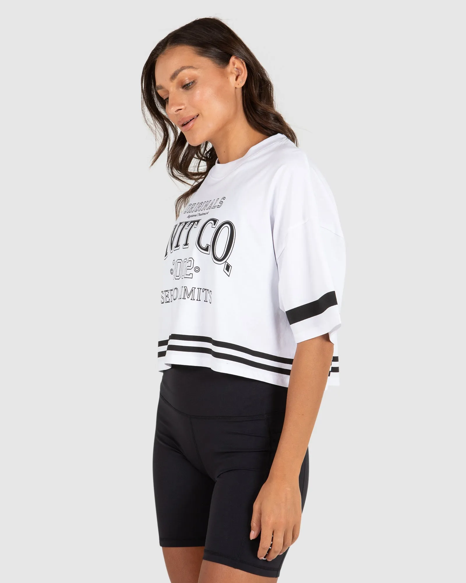 UNIT Varsity Oversized Cropped T-Shirt