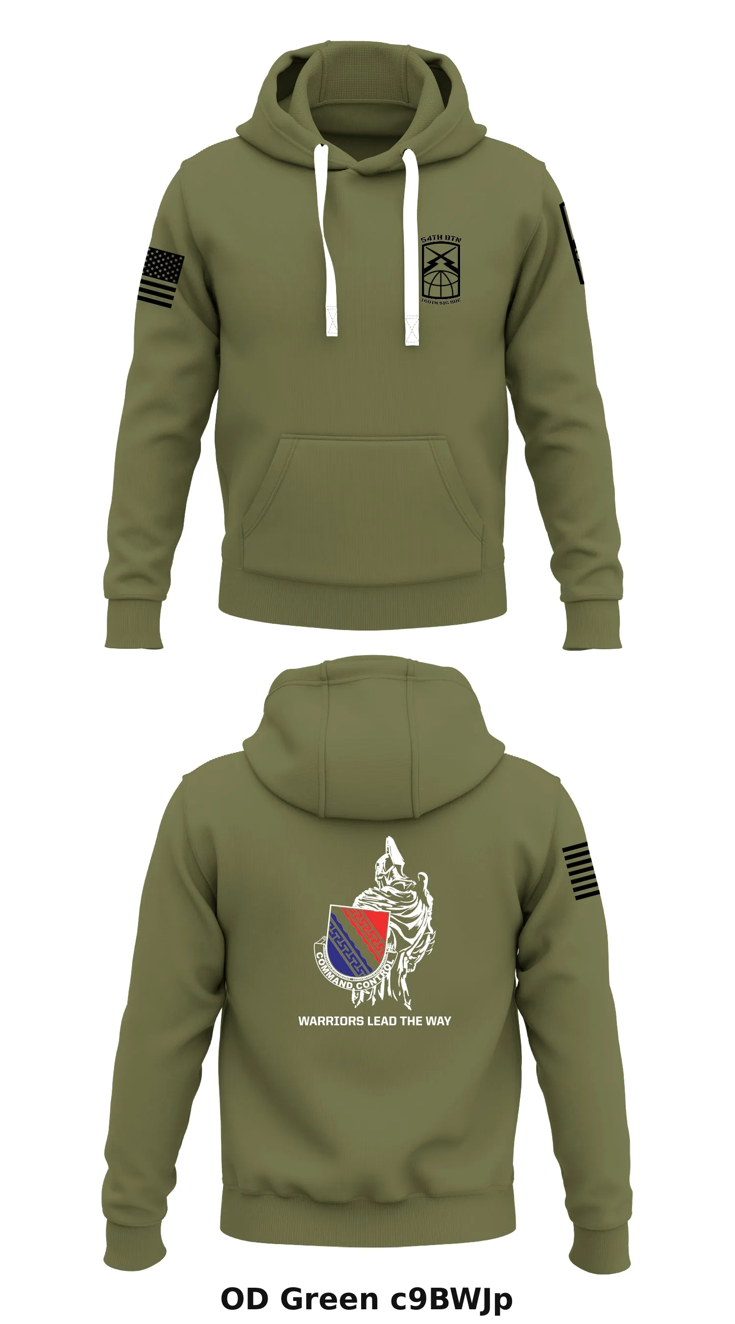 USASA-K, 54th BN, 16th SIG BDE Store 1  Core Men's Hooded Performance Sweatshirt - c9BWJp