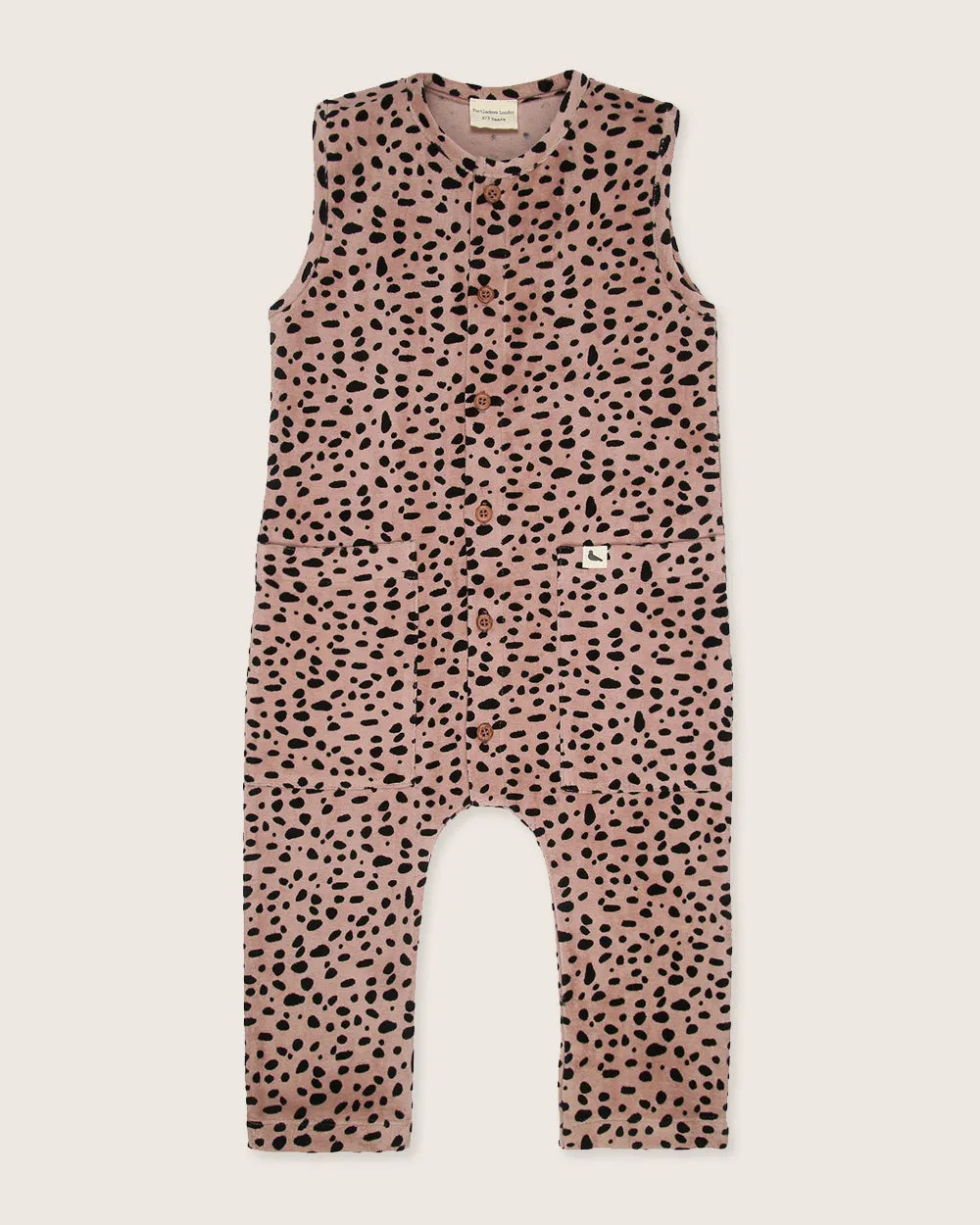 Velour Tank Dungarees