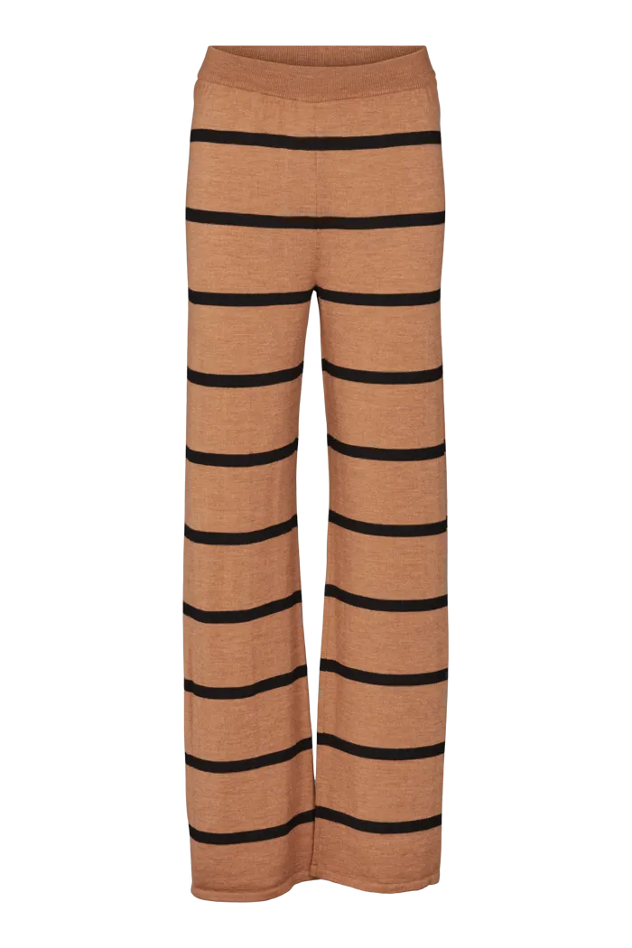 Vera Wide Pants - Apple Cinnamon / Black