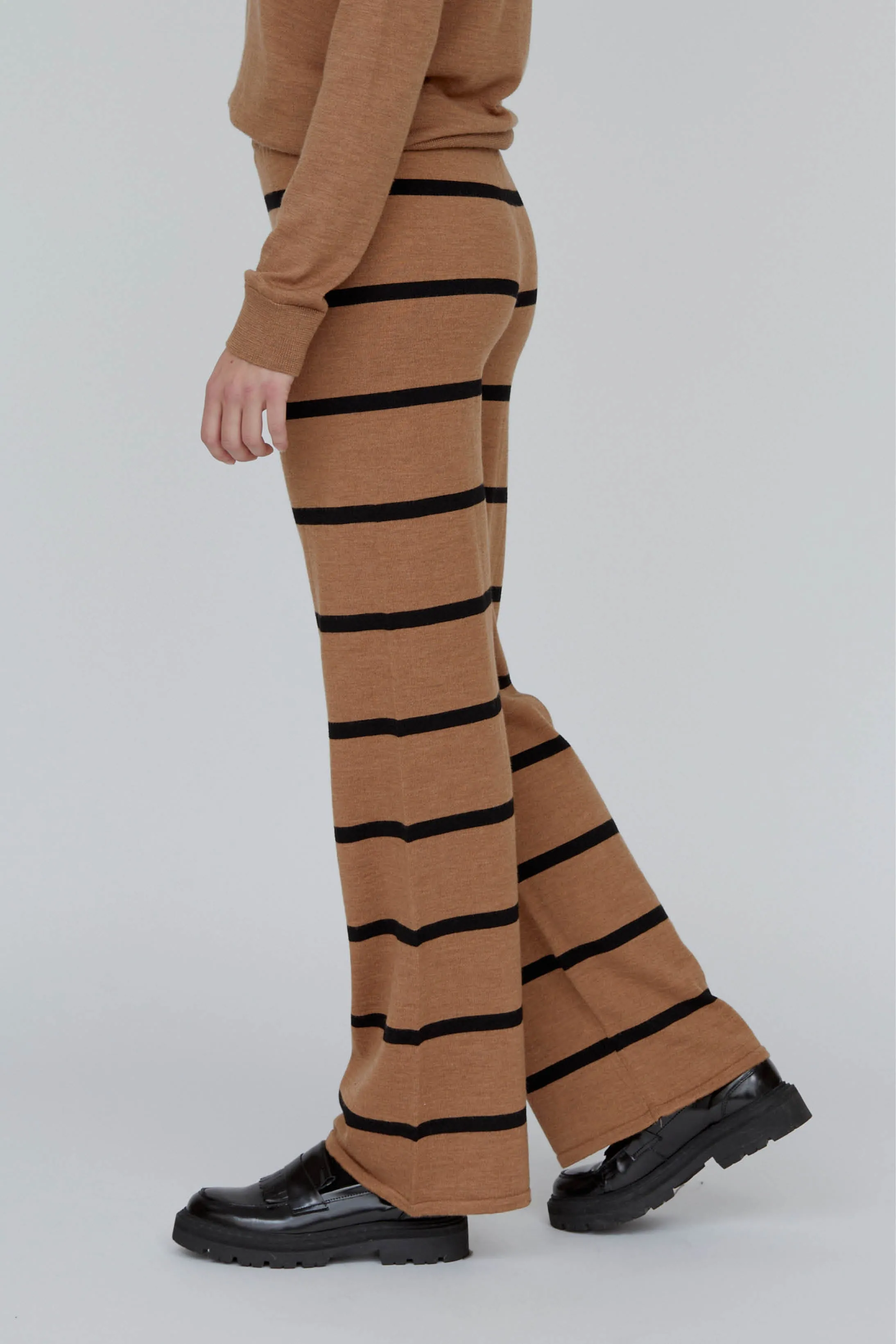 Vera Wide Pants - Apple Cinnamon / Black
