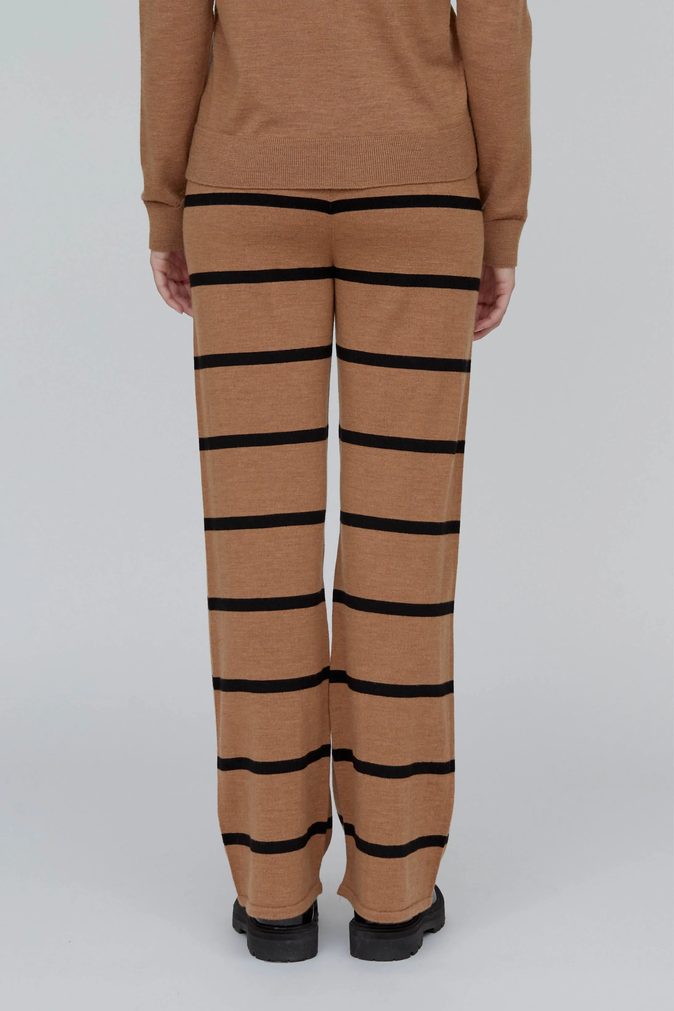 Vera Wide Pants - Apple Cinnamon / Black