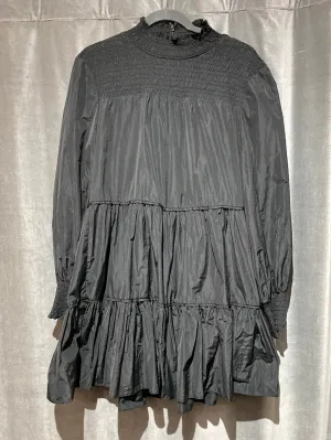 Veronica Beard Black Long Sleeve 'VIGORE' Mini Dress