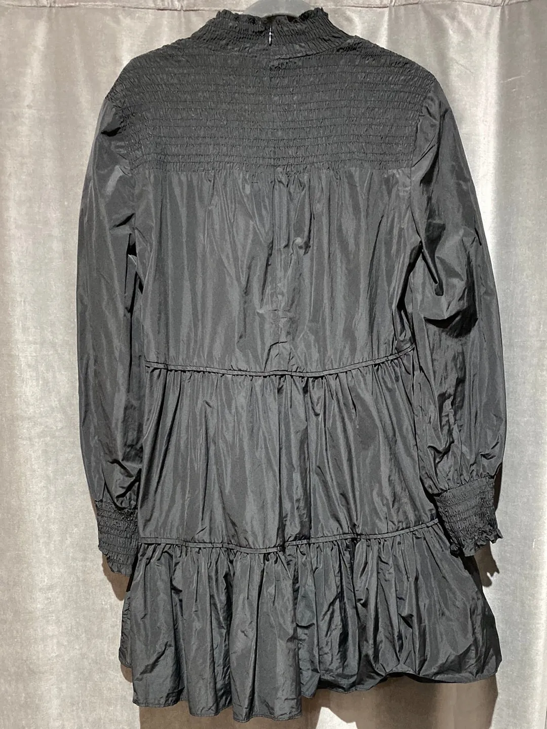 Veronica Beard Black Long Sleeve 'VIGORE' Mini Dress