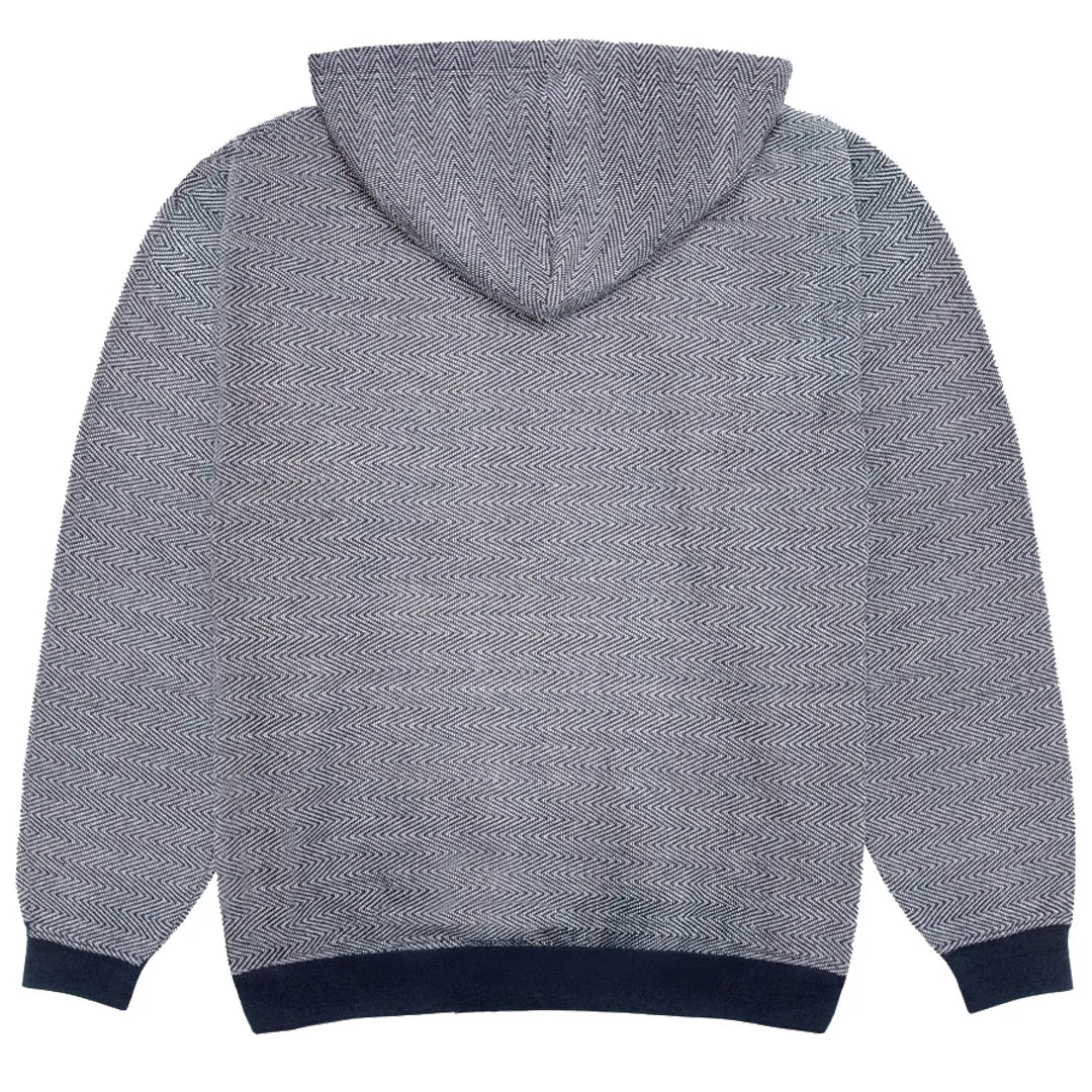 VT403N - Unisex Heather Navy Herringbone Pull Over