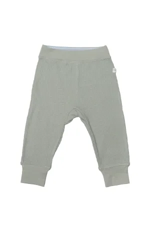 Waffle Baby Pants - Morning Dew