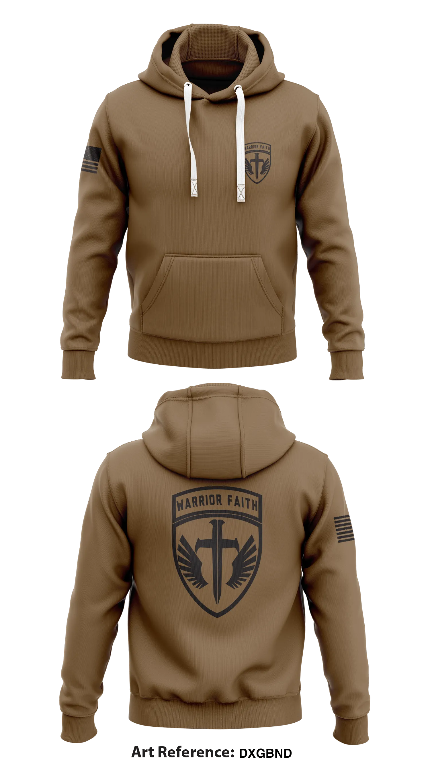 Warrior Faith  Store 1  Core Men's Hooded Performance Sweatshirt - DXGBnd