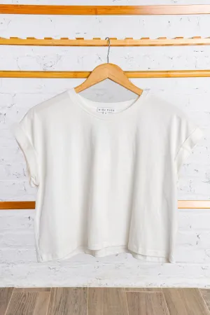 White Muscle Tee