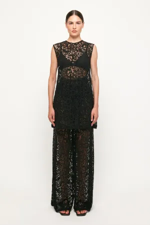 Wide Shoulder Top | Wide Leg Pant