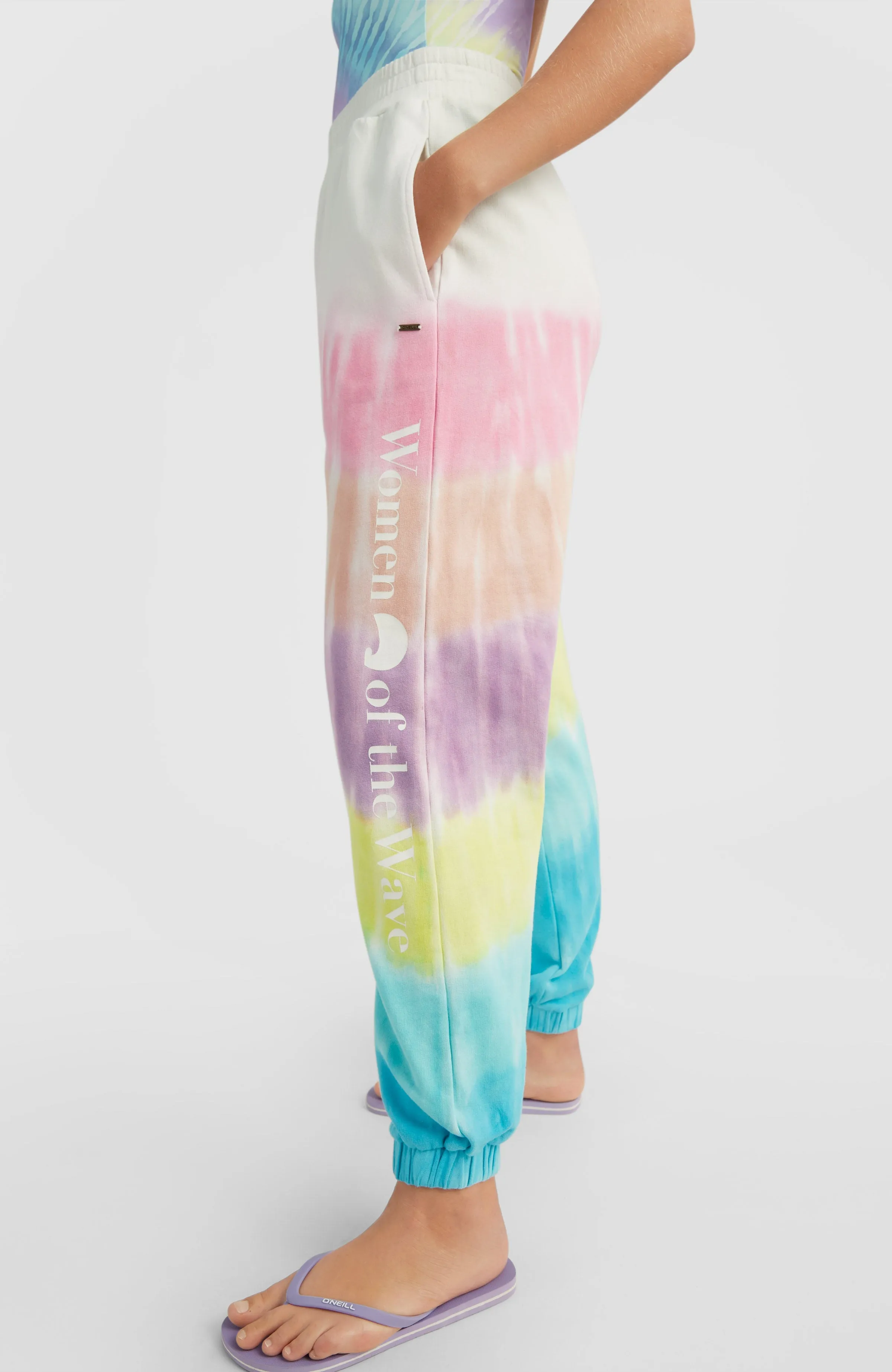 Women Of The Wave High-Waist Hose | Blue Tie Dye