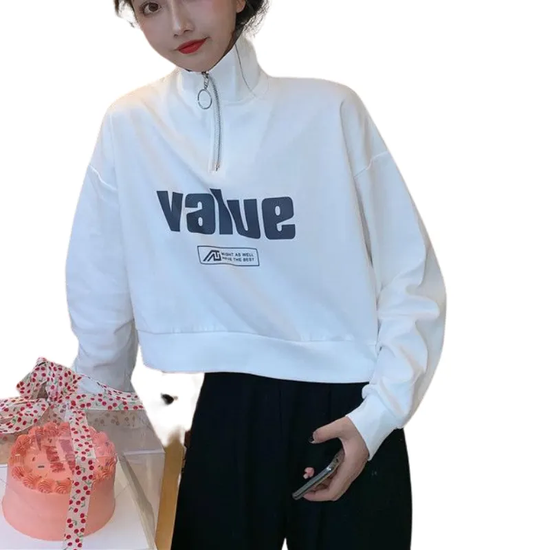 Women's Loose Cropped Sweatshirt